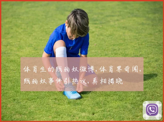 体育生的贱狗奴微博,体育界奇闻,贱狗奴事件引热议,真相揭晓